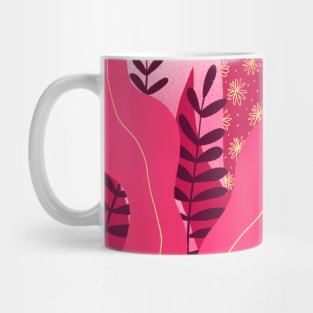 Love yourself and love nature pink version Mug